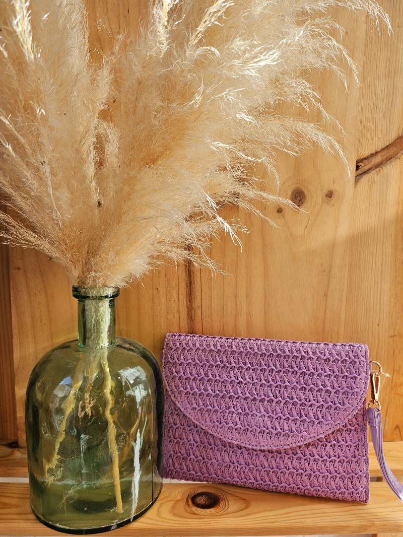 Wholesaler Mogano Jm Factory - RAFFIA CROSSBODY POUCH BAG