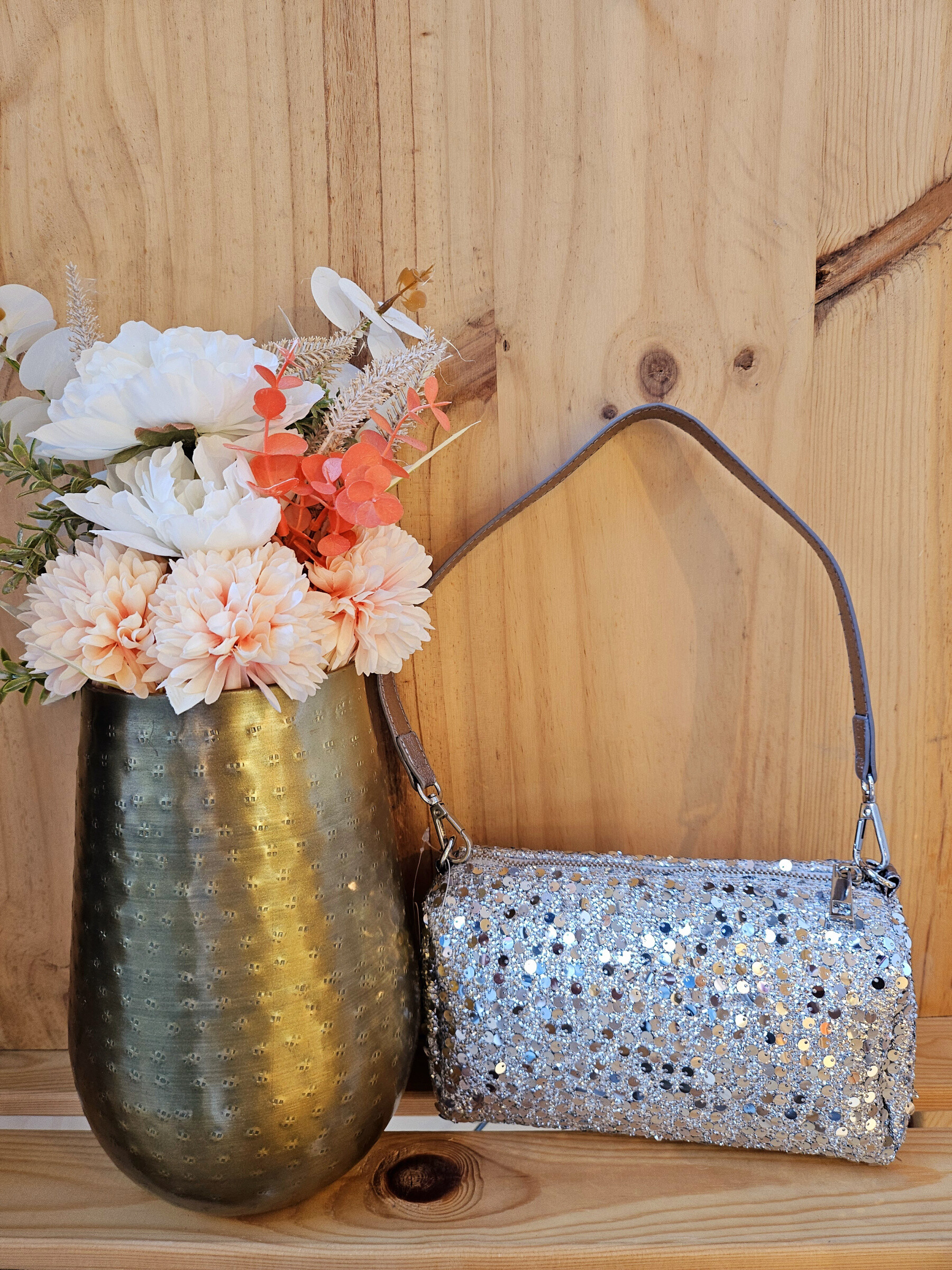 Wholesaler Mogano - Sequin shoulder and handbag