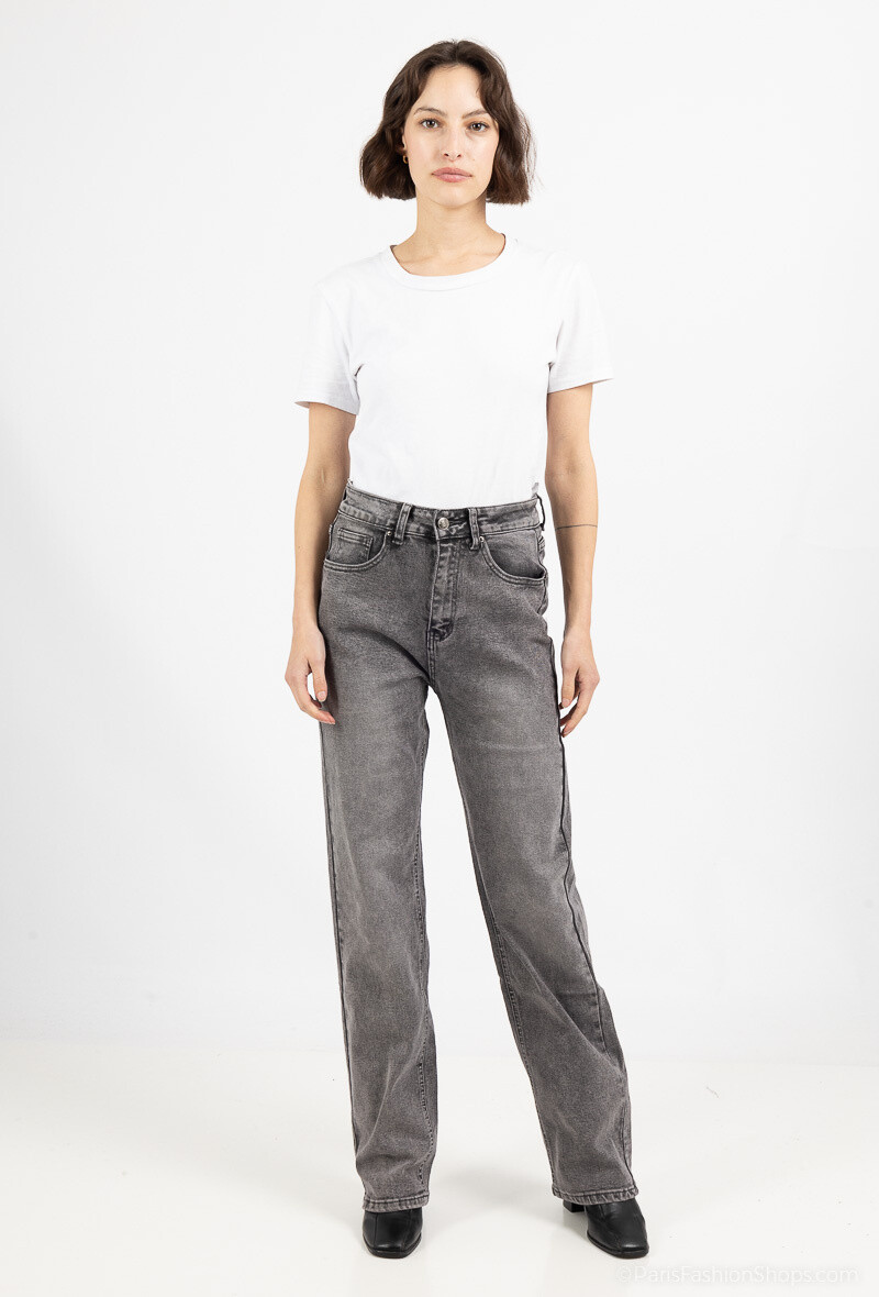 Wholesaler Monday Premium - High-waisted straight jeans