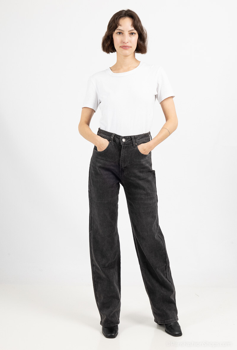 Wholesaler Monday Premium - High-waisted straight jeans