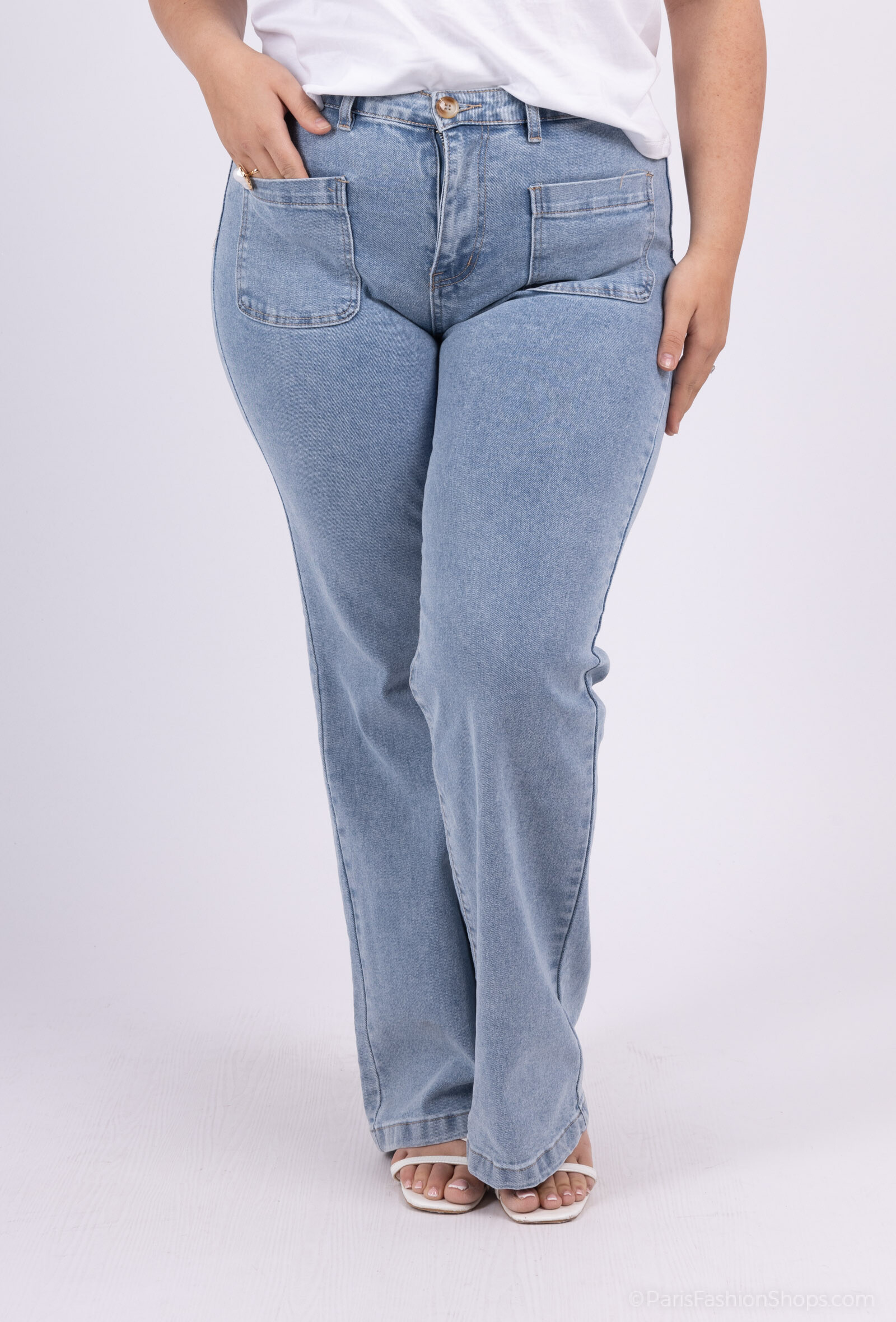 Wholesaler Monday Premium - Jeans straight pockets plated