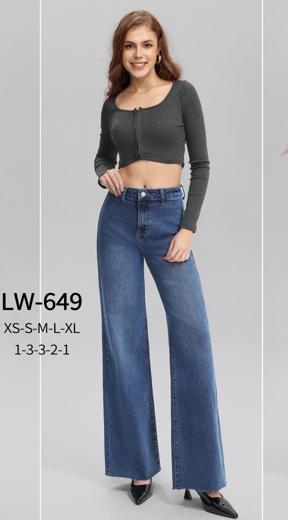 La mannequin mesure 170cm