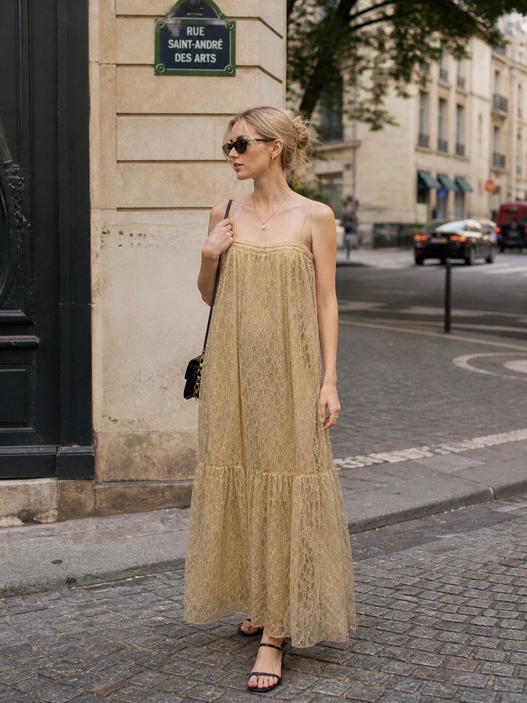 Mayorista MONDIAL FASHION - VESTIDO LARGO DE ENCAJE