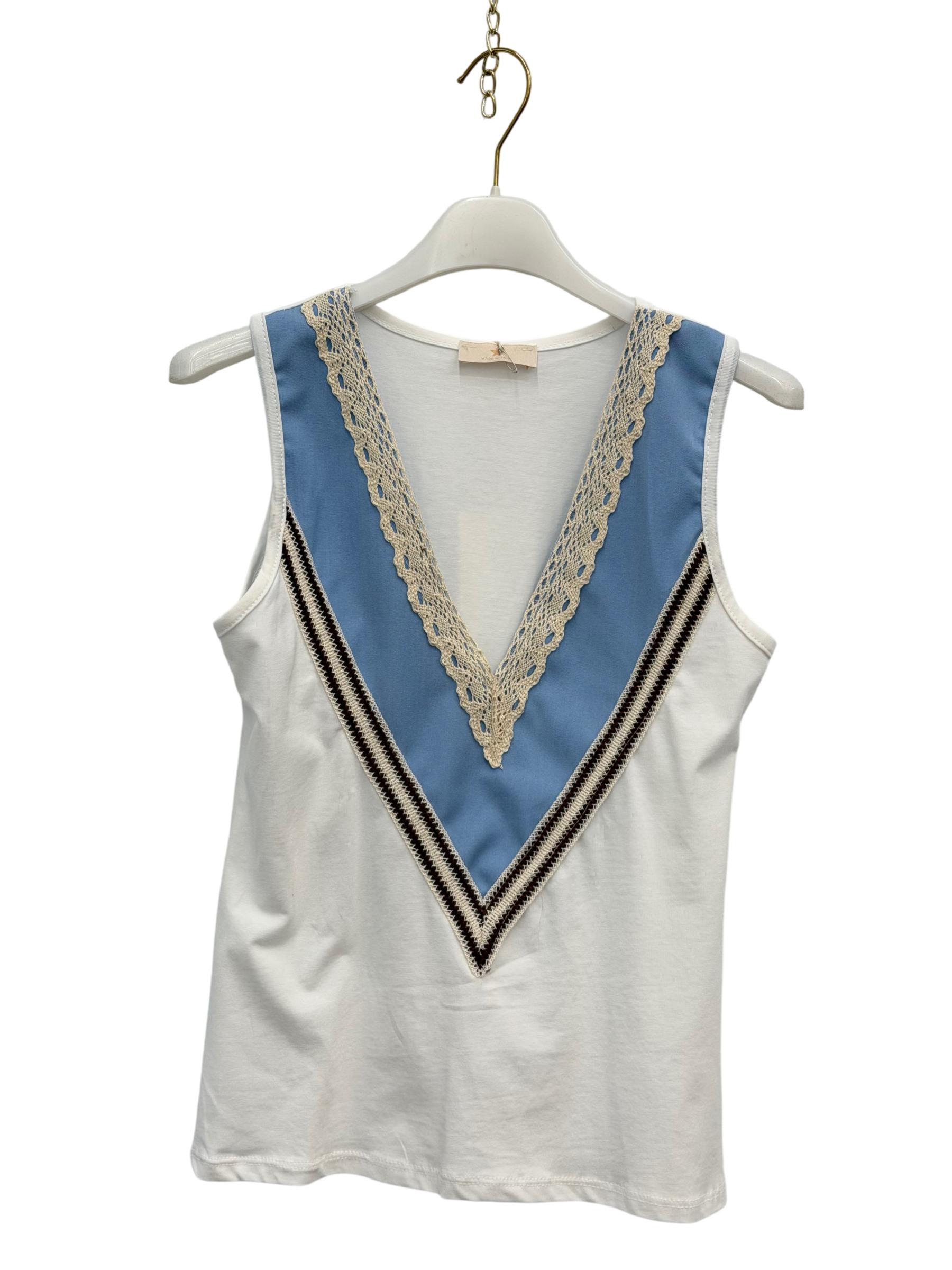 Wholesaler MONDIAL FASHION - V-NECK TOP