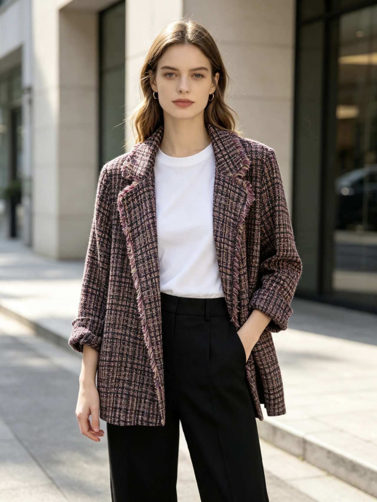 Wholesaler MONDIAL FASHION - LIGHT JACKET WITH FRINGES