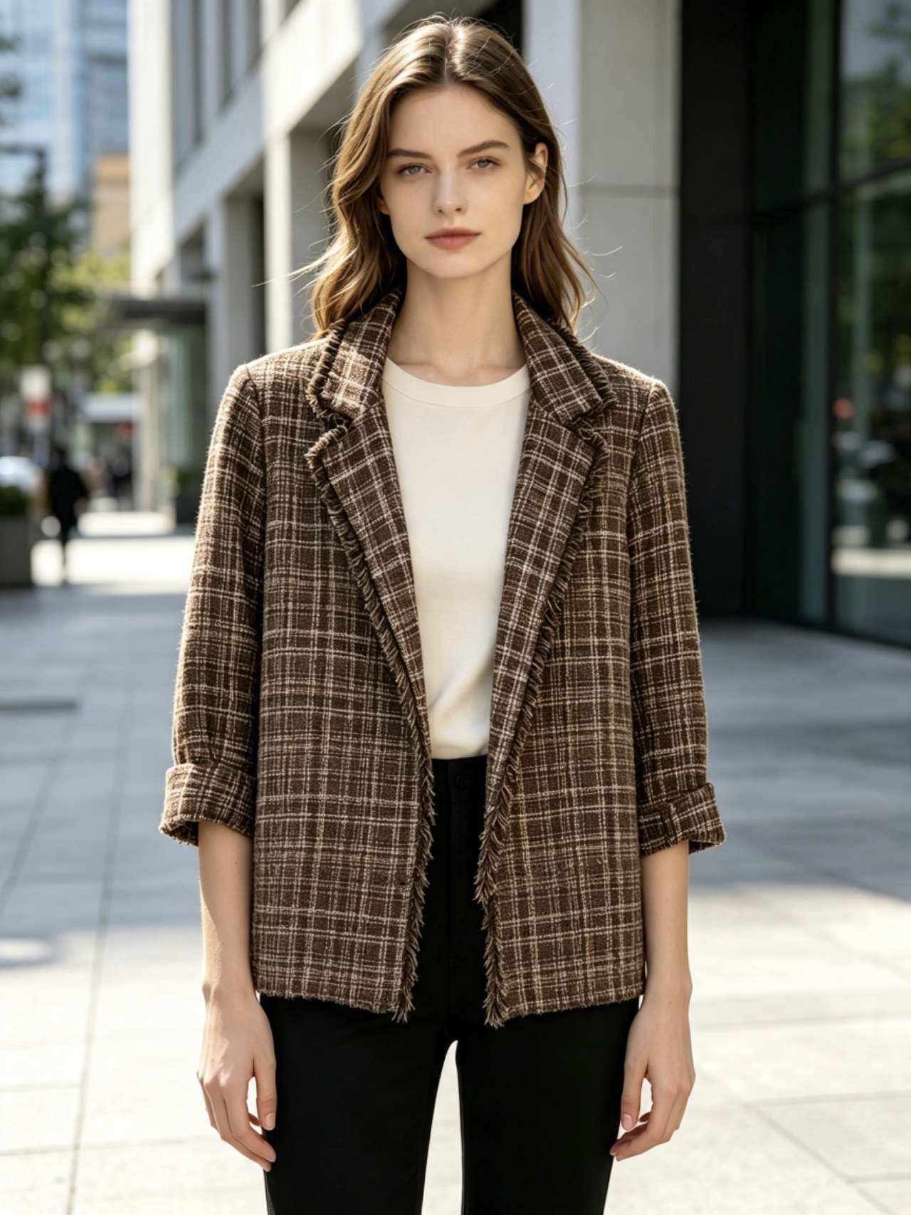 Wholesaler MONDIAL FASHION - LIGHT JACKET WITH FRINGES