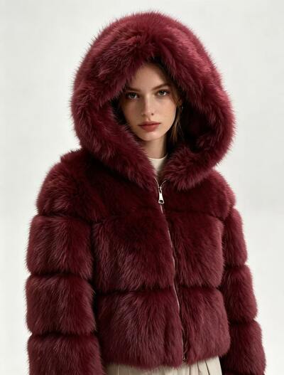 Grossista MONTE ALPI - GIUBOTTO CORTO IN PELLICCIA SINTETICA CON CAPPUCCIO CJIUSURA CON ZIP METELLICA STILE GIOVANILE E GLAMOUR Grossista MONTE ALPI - GIUBOTTO CORTO IN PELLICCIA SINTETICA CON CAPPUCCIO CJIUSURA CON ZIP METELLICA STILE GIOVANILE E GLAMOUR