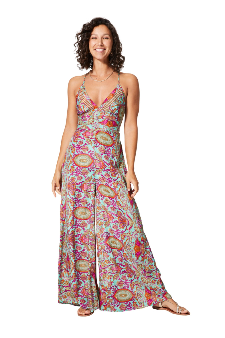 Wholesaler MOOYA INDIA - Lace-up back jumpsuit