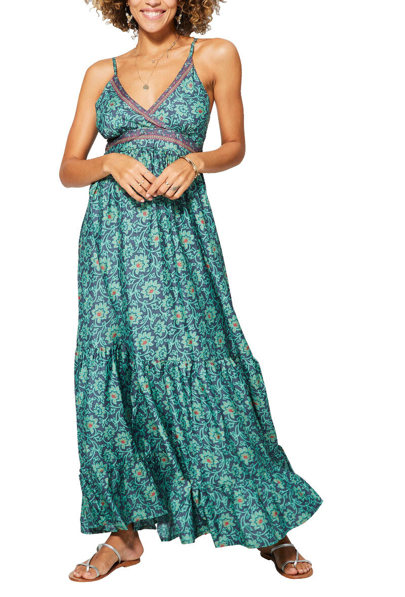 Grossiste MOOYA INDIA - Robe  imprime longue