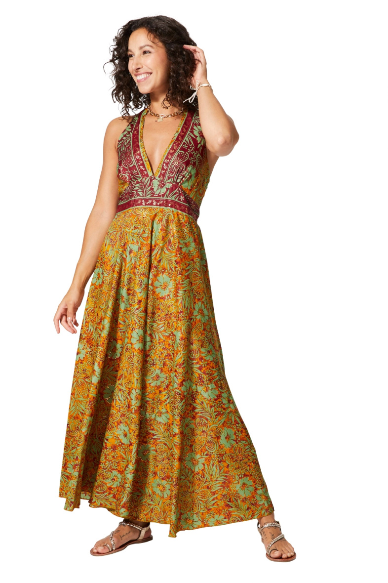 Wholesaler MOOYA INDIA - Printed backless dress