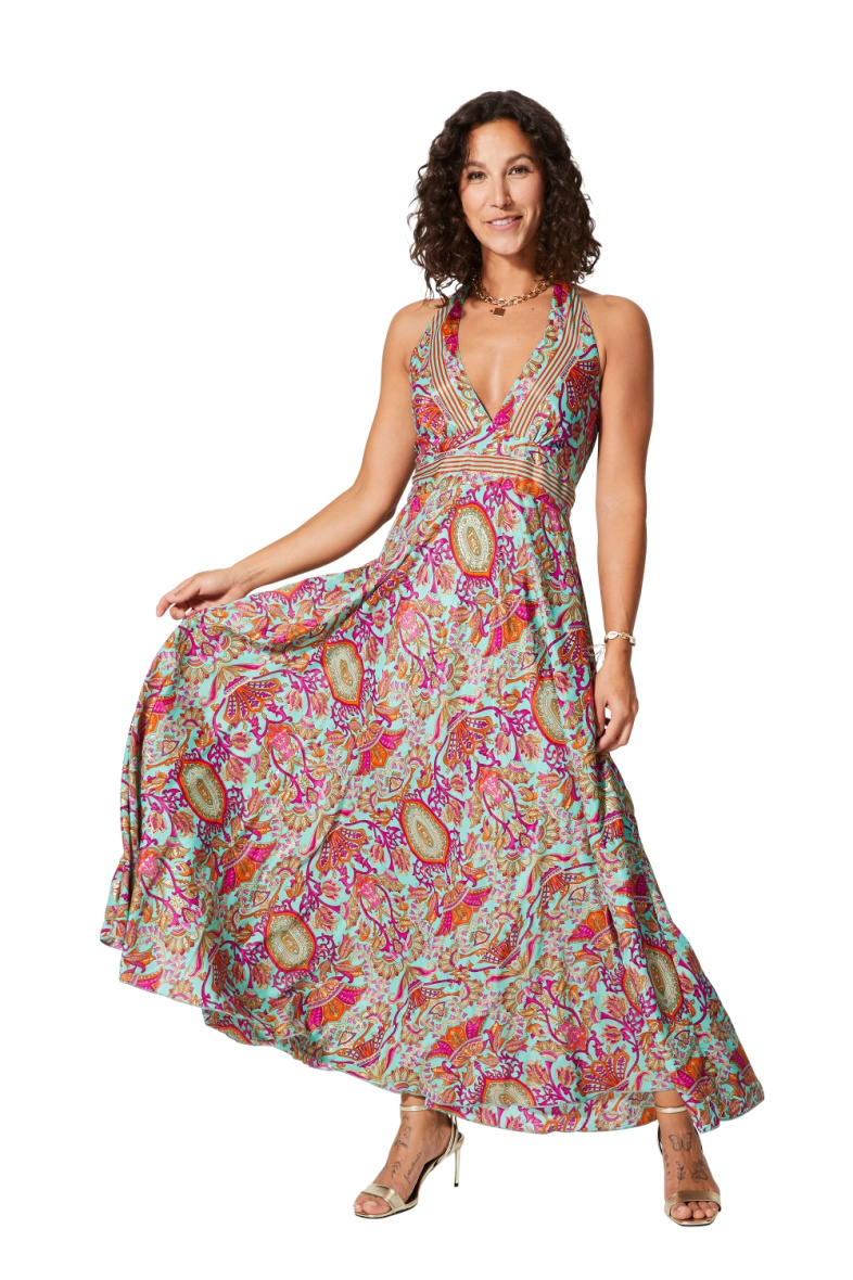 Wholesaler MOOYA INDIA - Printed backless dress