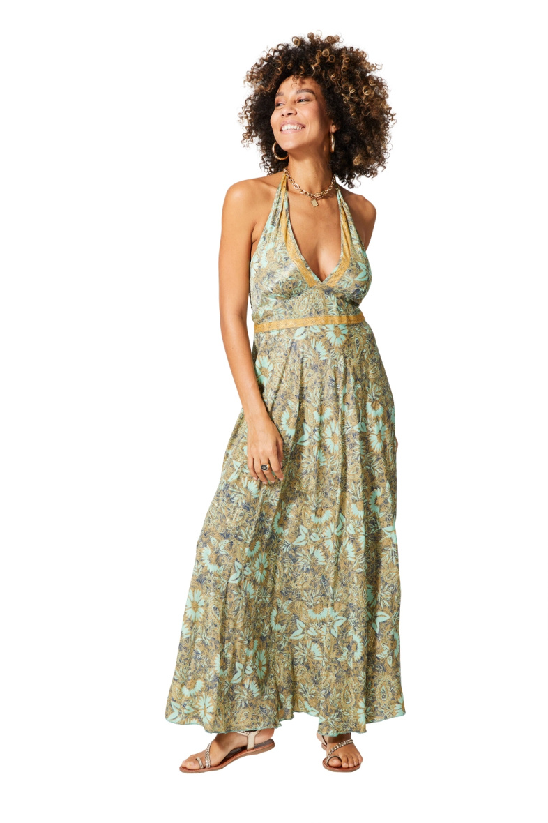 Wholesaler MOOYA INDIA - Printed backless dress