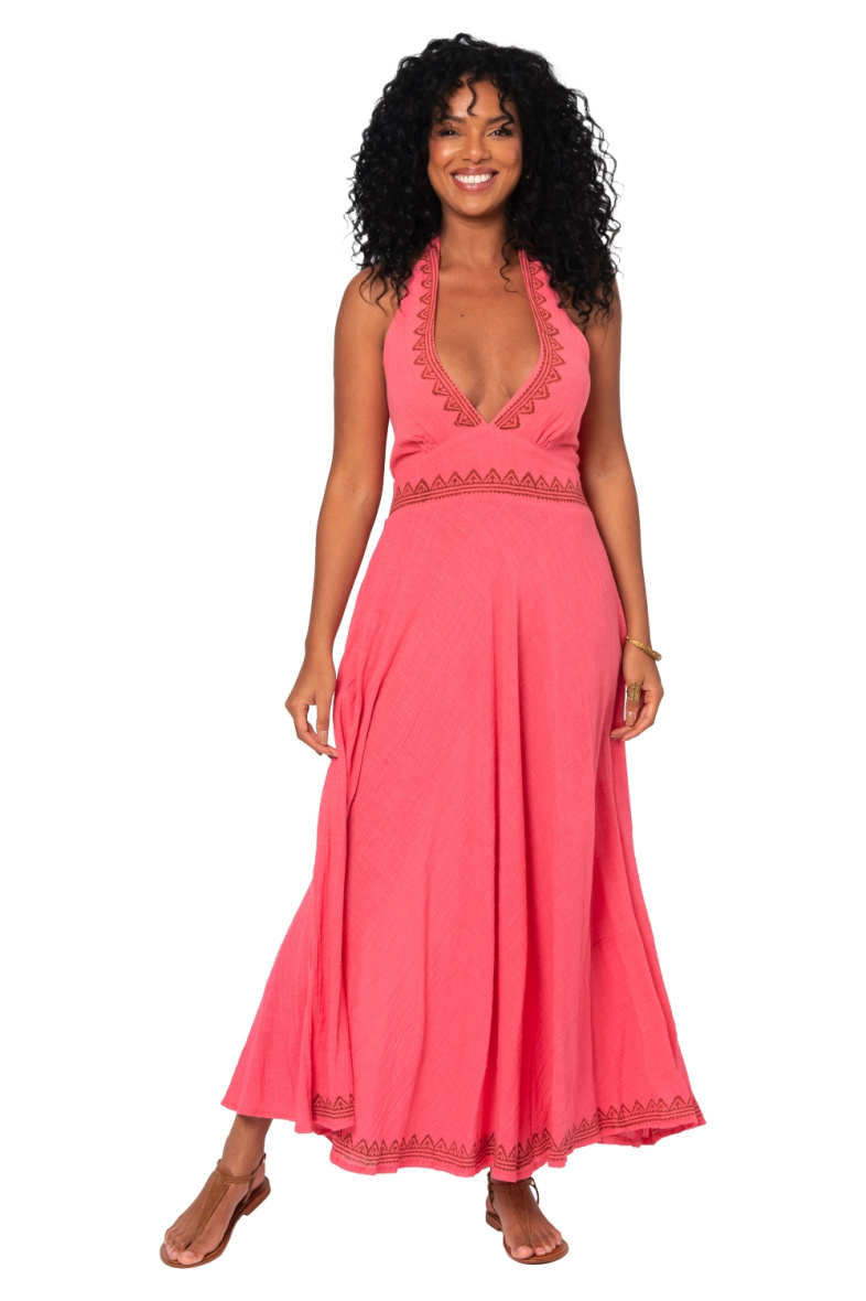 Wholesaler MOOYA INDIA - Backless dress with smocked back