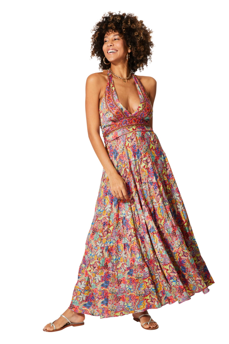 Wholesaler MOOYA INDIA - Backless smocked back dress