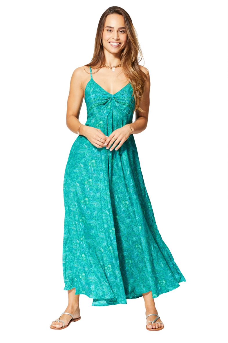 Wholesaler MOOYA INDIA - Long printed dress with fine straps
