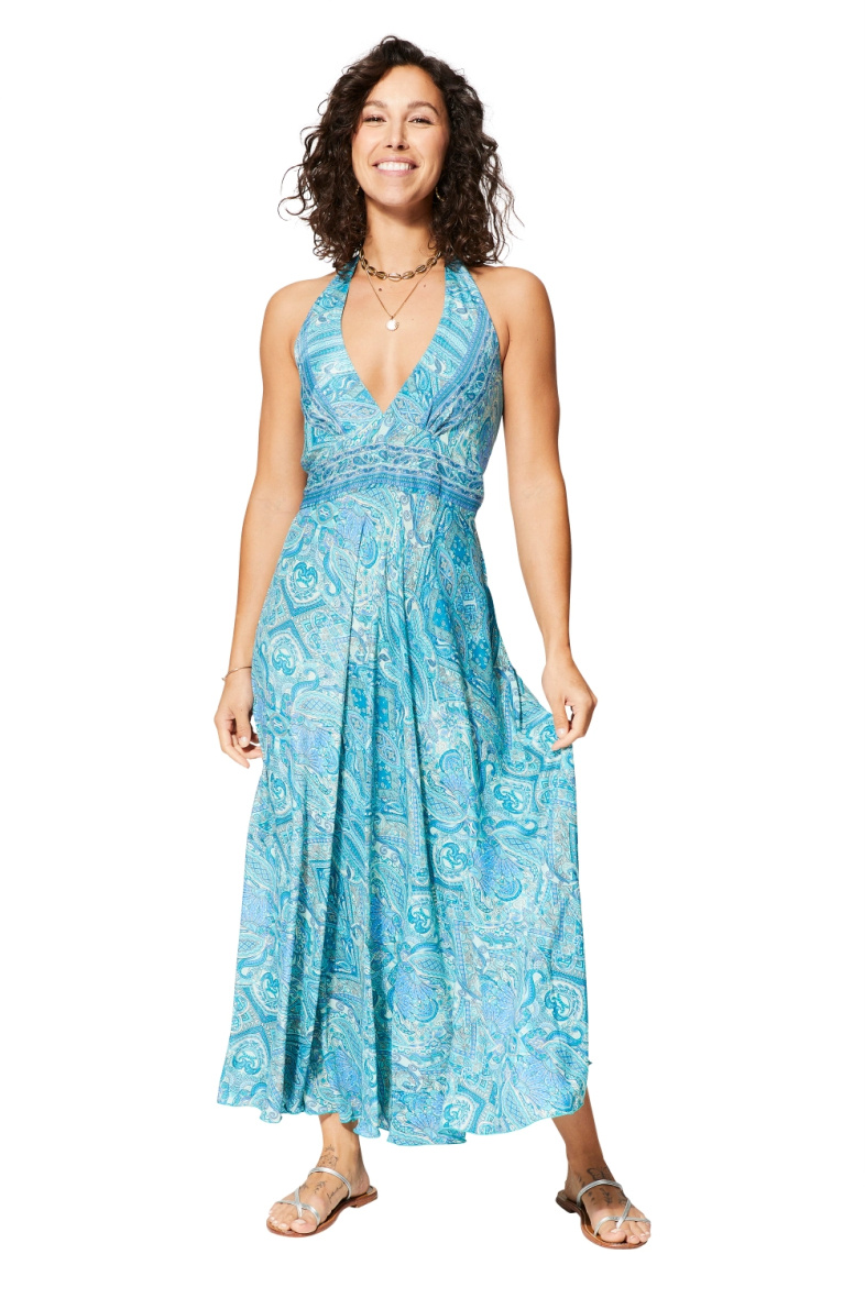 Wholesaler MOOYA INDIA - printed smockee backless dress