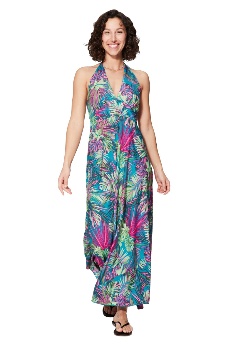 Wholesaler MOOYA INDIA - Printed smocked backless dress