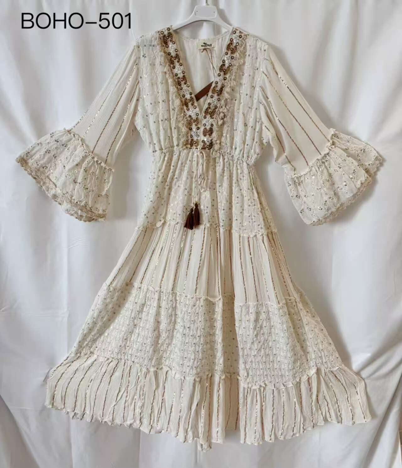 Wholesaler MOOYA INDIA - Maximum Sequin and Sleeve Dress
