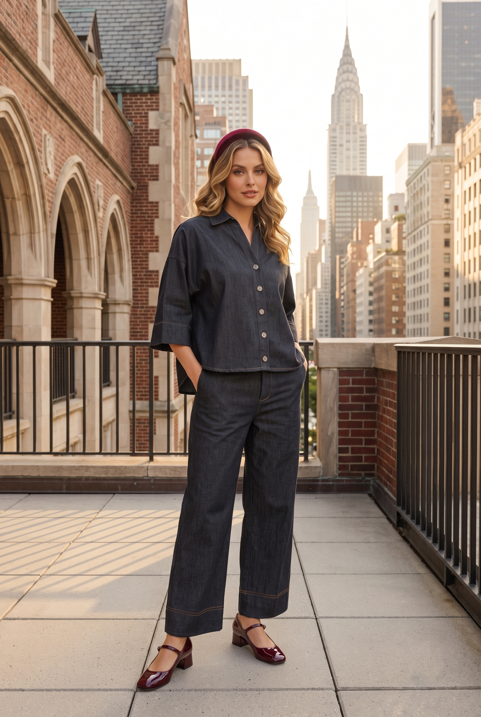 Grossiste MOOYA - CHEMISE DENIM OVERSIZE