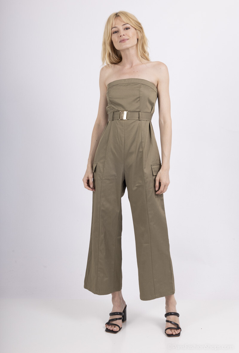 Grossiste Elissa - Combinaison pantalon bustier cargo