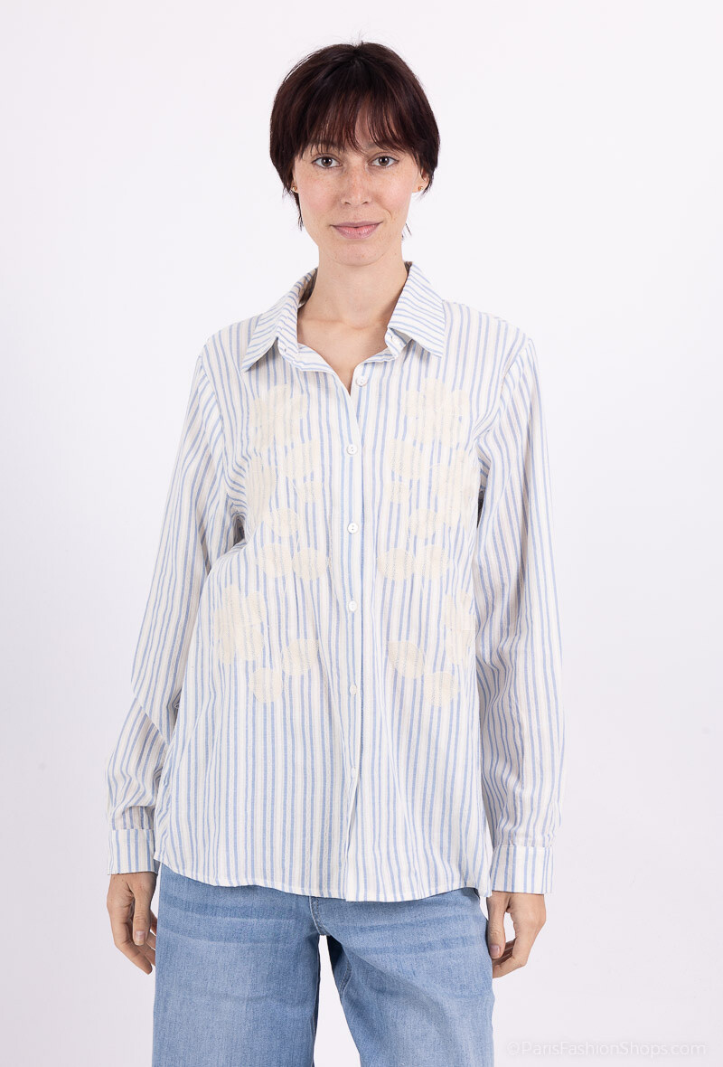 Wholesaler MOZZAAR FOREVER - Shirt with border