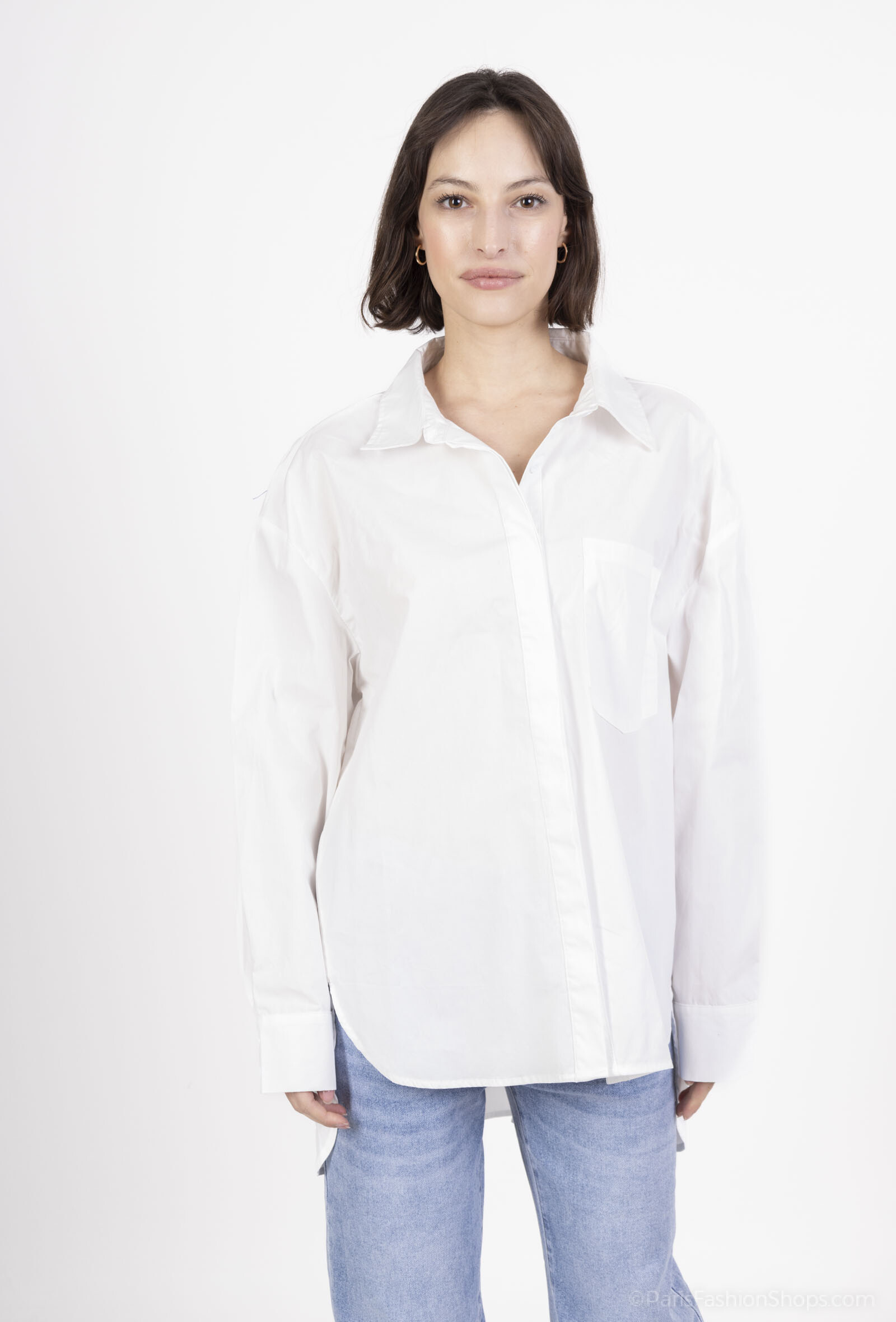Wholesaler MOZZAAR FOREVER - Classic woman shirt 100% cotton