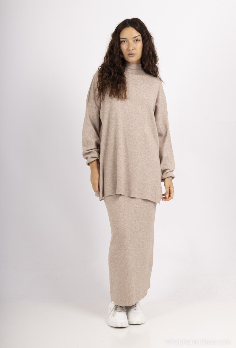 Wholesaler MOZZAAR FOREVER - Knit jogging set Long skirt 100cm