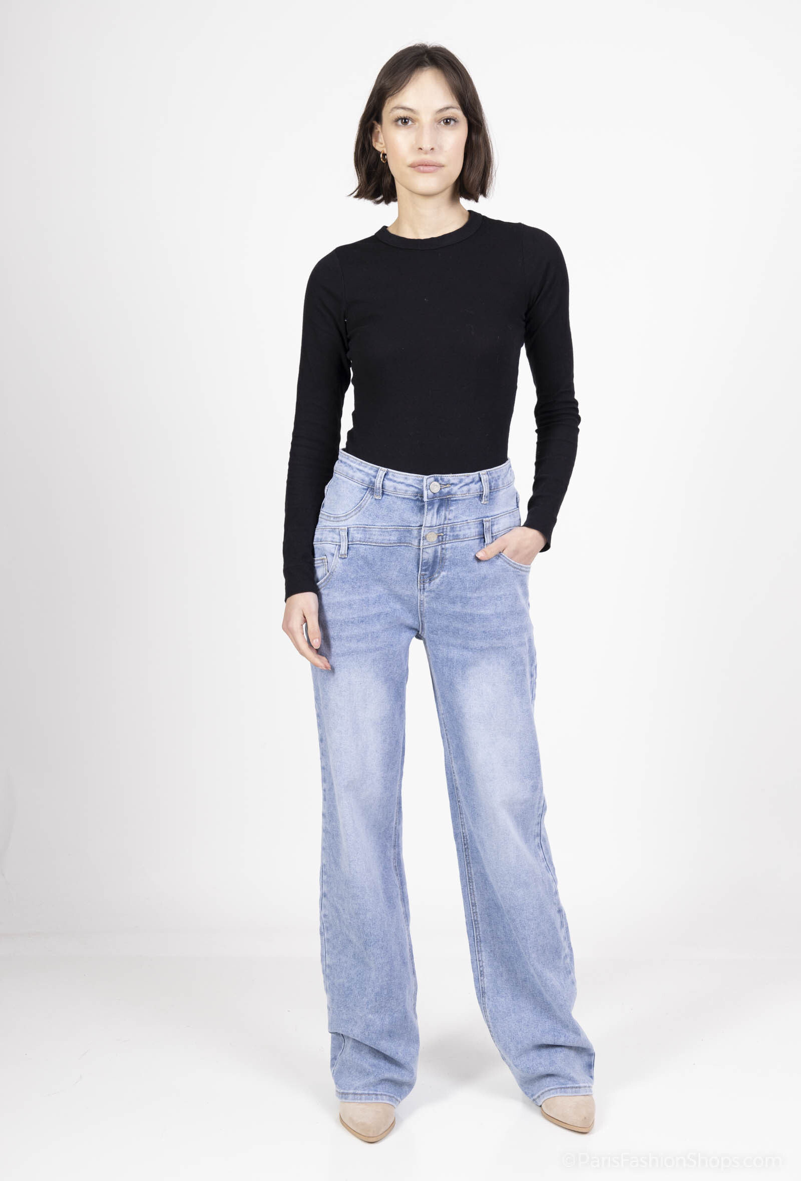 Wholesaler MOZZAAR FOREVER - Jeans pants, double size, slightly wide cut