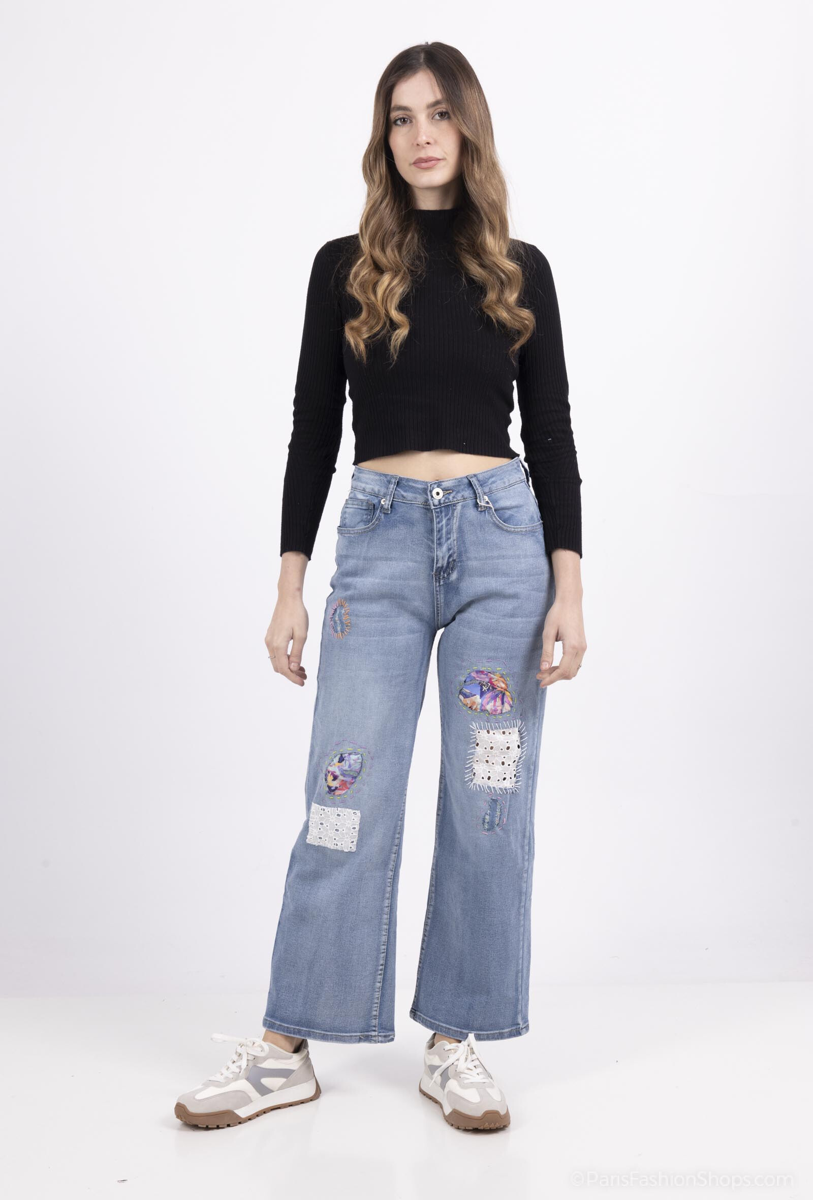 Wholesaler MOZZAAR FOREVER - Jeans pants with patch