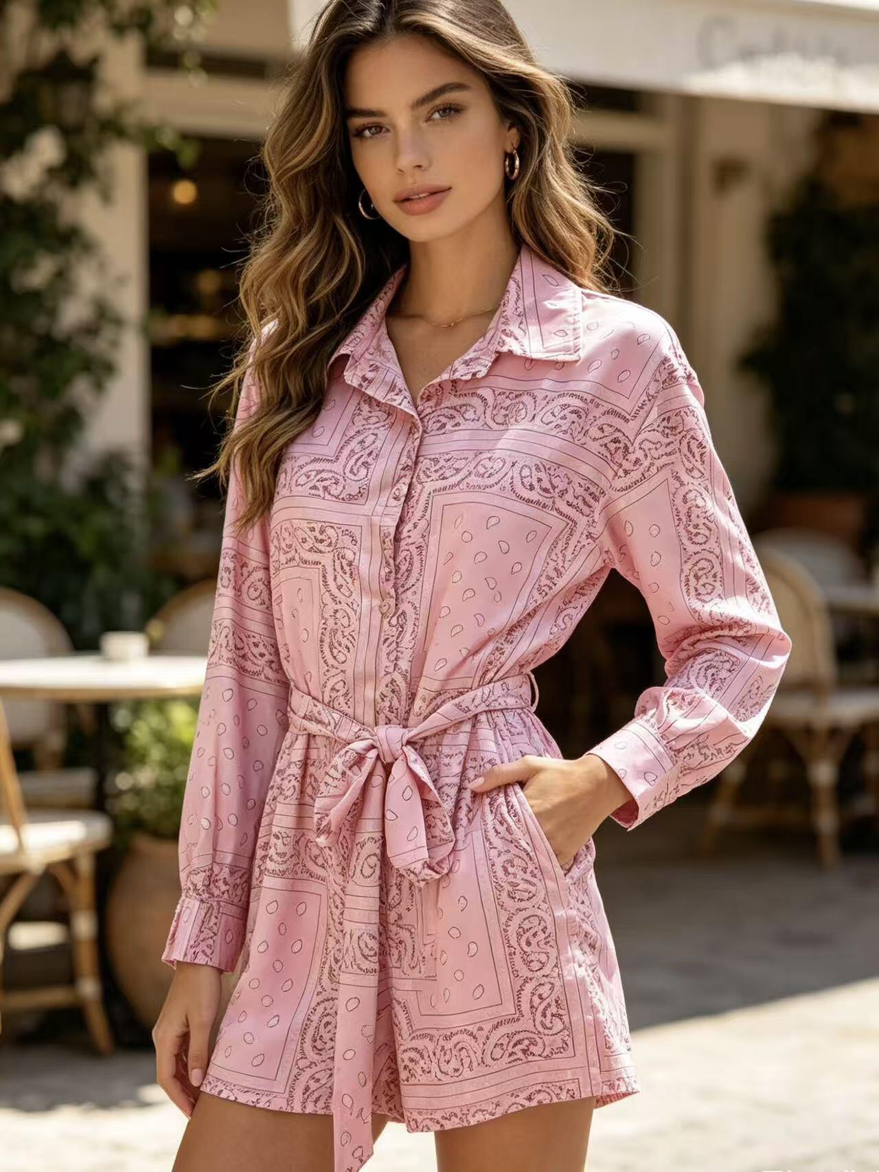 Wholesaler MP - Belted Bandana Romper