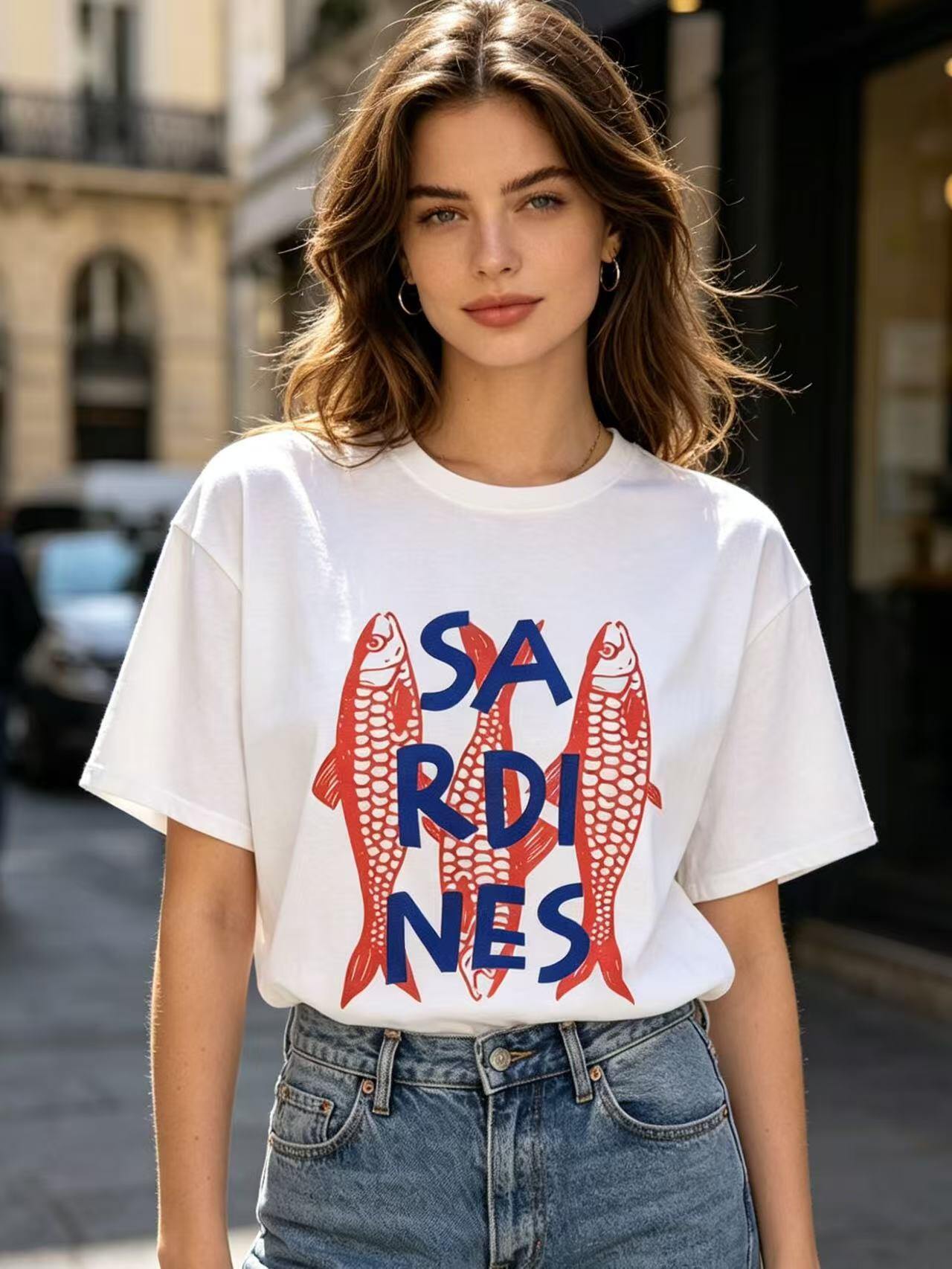 Grossiste MP - T-shirt imprimés rétro & gourmands