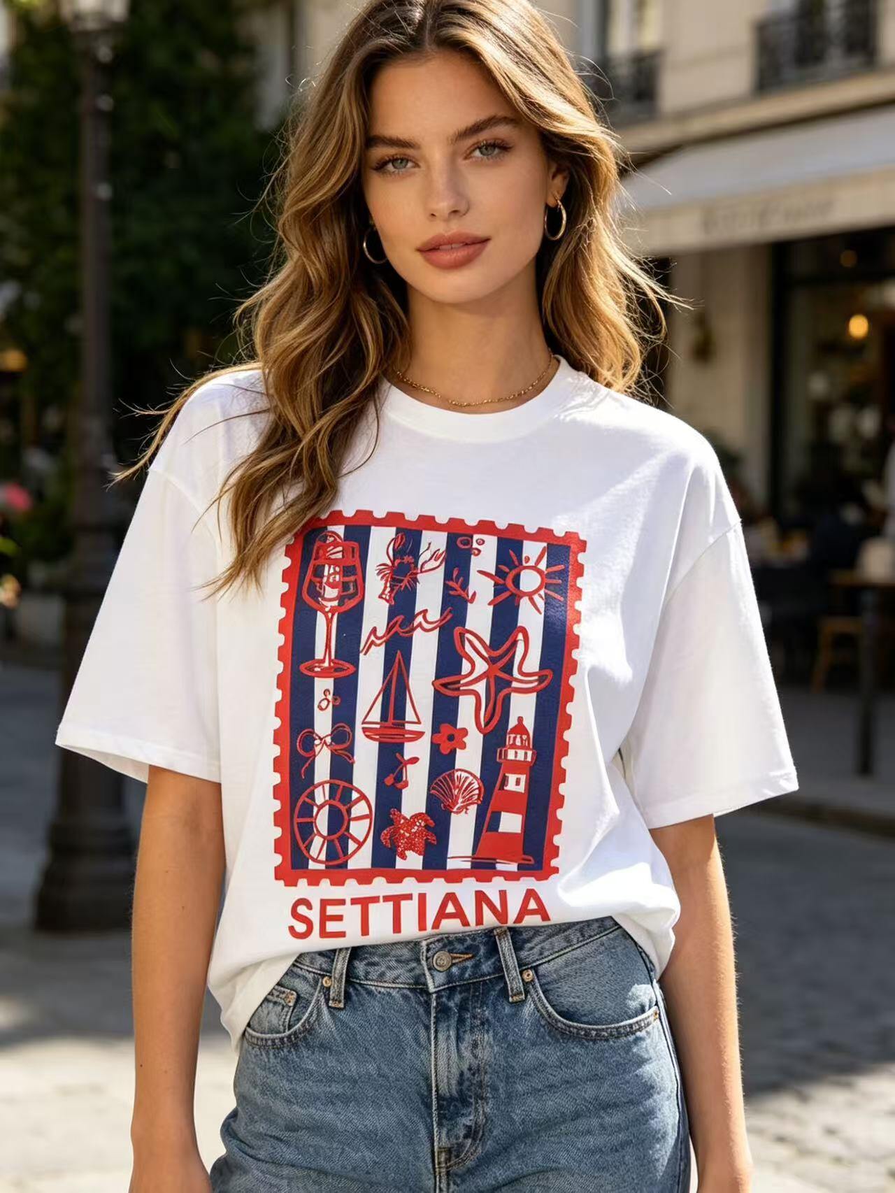 Grossiste MP - T-shirt imprimés rétro & gourmands