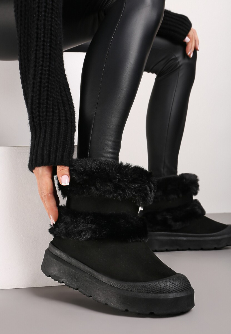 Wholesaler Mulanka - thick-soled fur-lined ankle boots