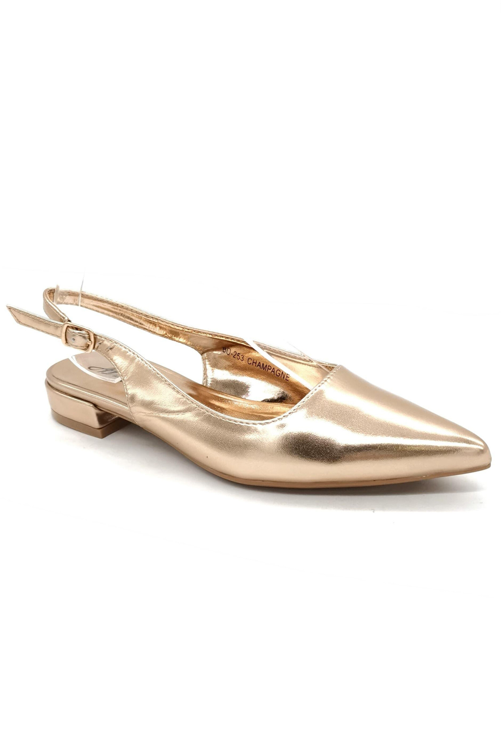 Wholesaler Mulanka - Patent Mary Jane Salomés with rhinestone buckle