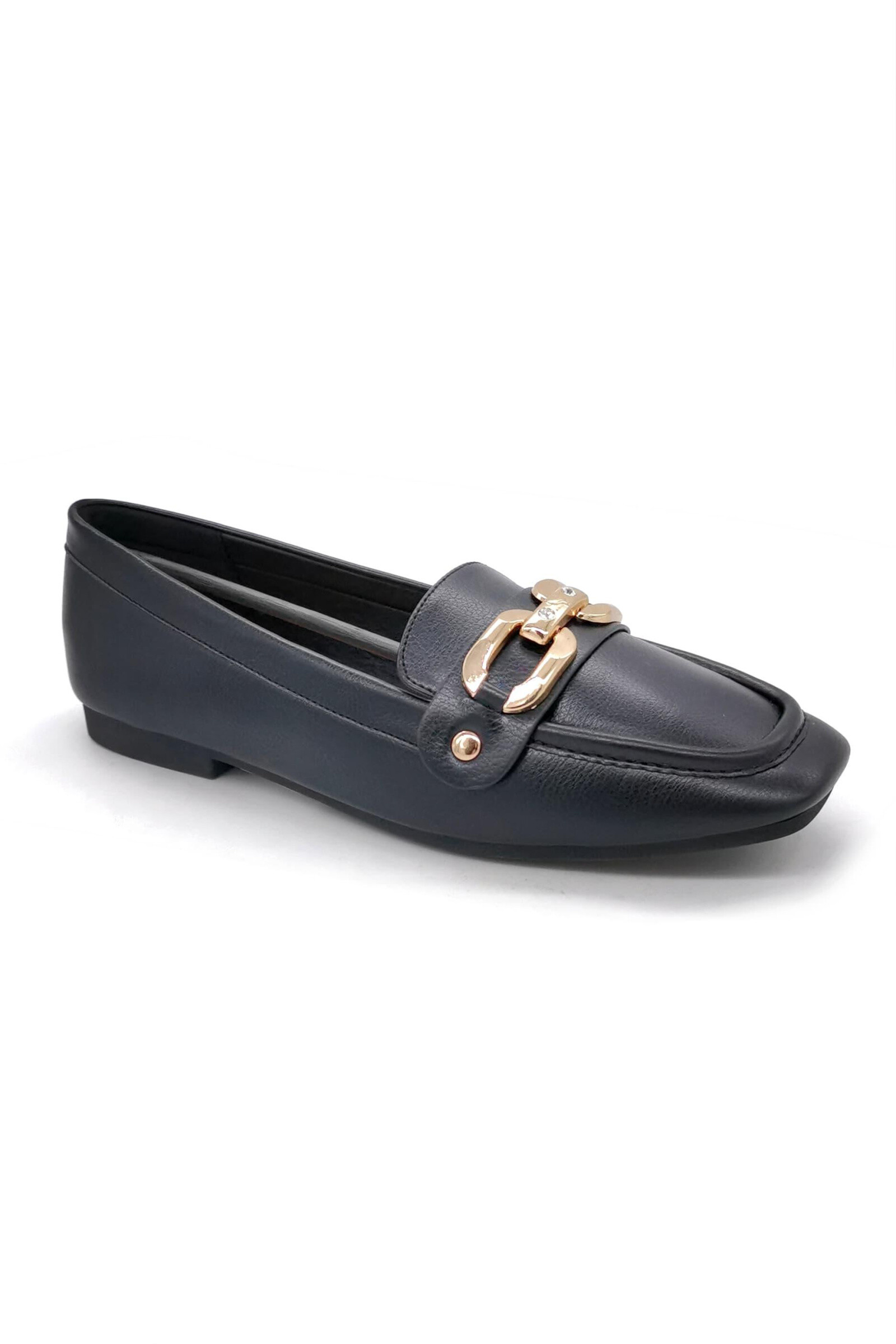 Wholesaler Mulanka - plain moccasins with a buckle