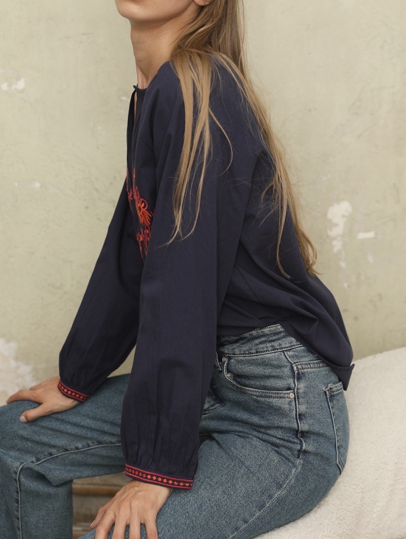 Wholesaler MUSY MUSE - Embroidered blouse