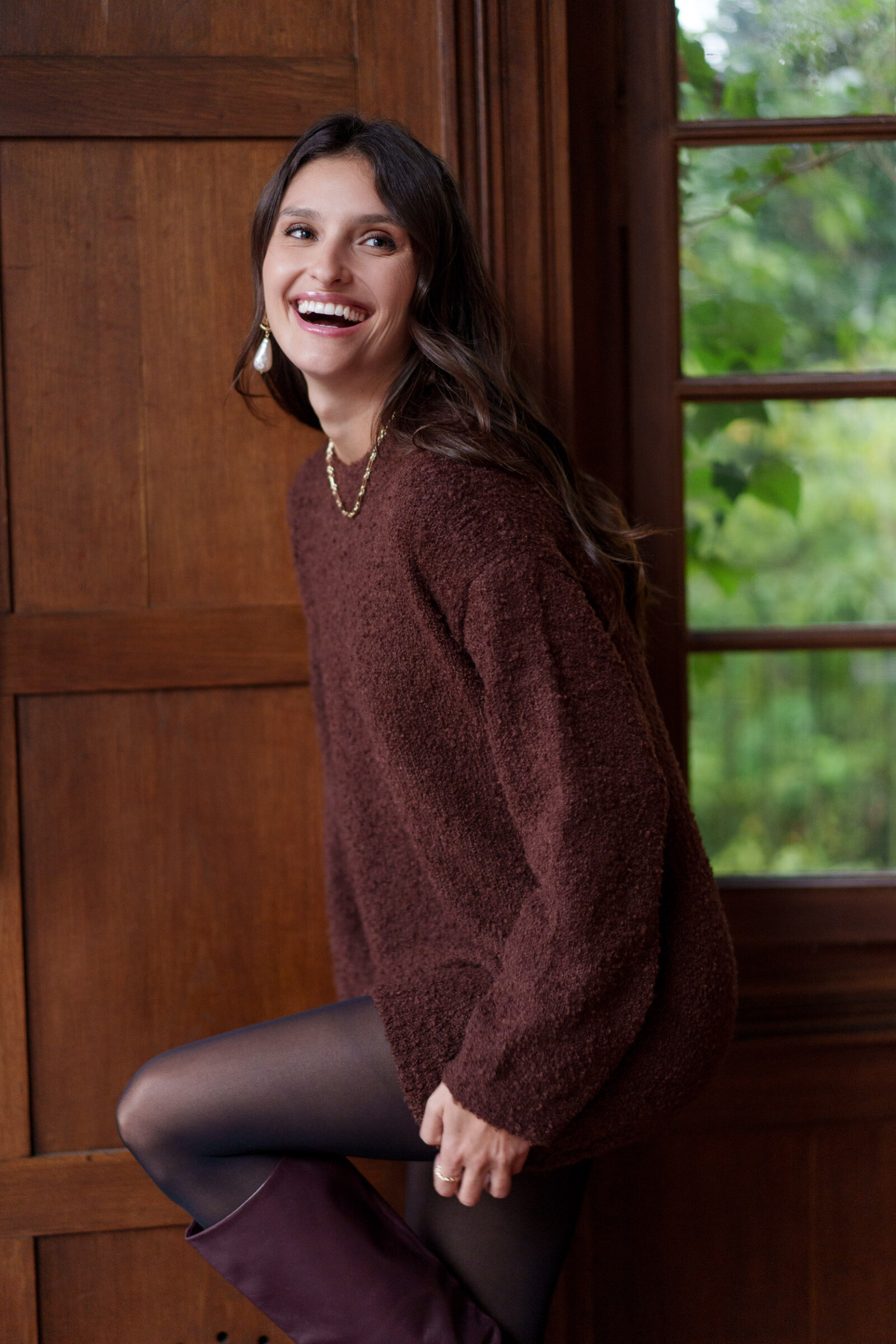 Wholesaler MUSY MUSE - Wide loop sweater
