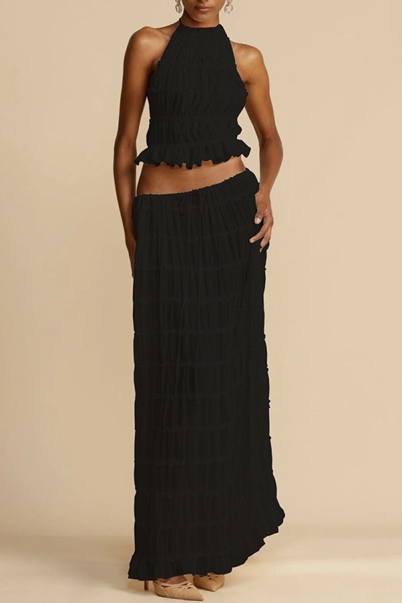 Wholesaler MW Studio - TOGE MESH TOP Bare back and skirt