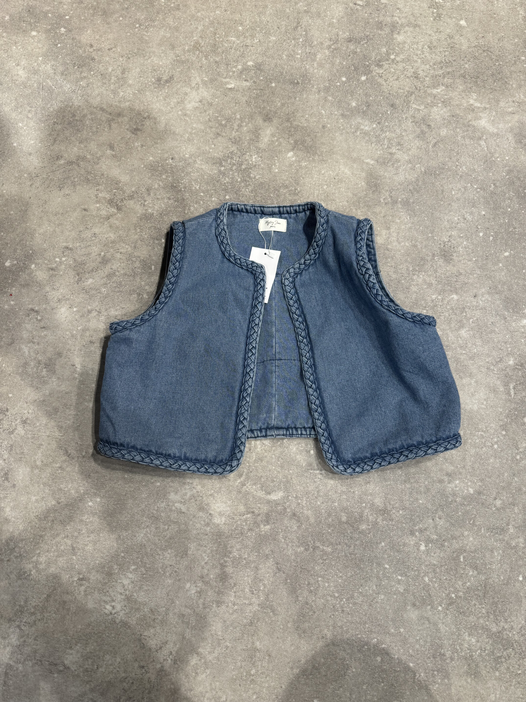 Grossista MW Studio - Giubbotto della treccia di denim