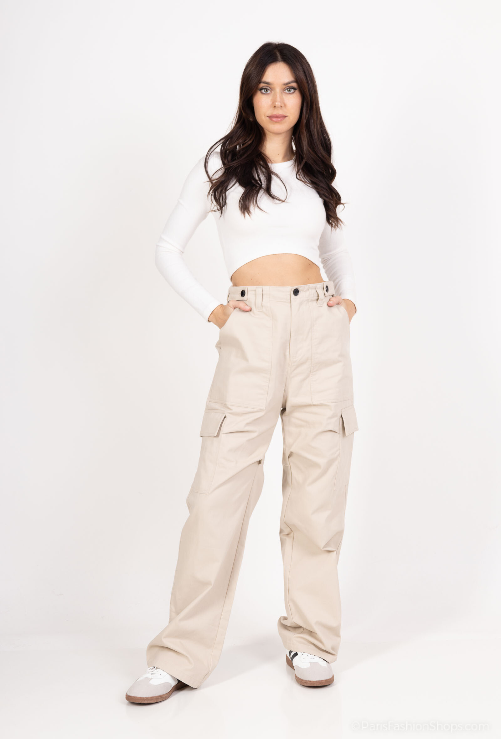 Wholesaler MW Studio - cotton cargo pants