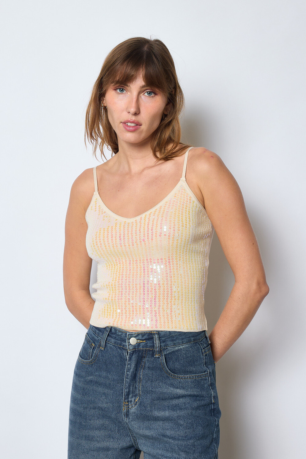 Wholesaler MW Studio - sequin top