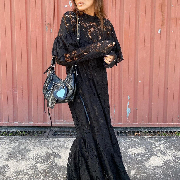 Wholesaler MW Studio - Long sleeve lace dress