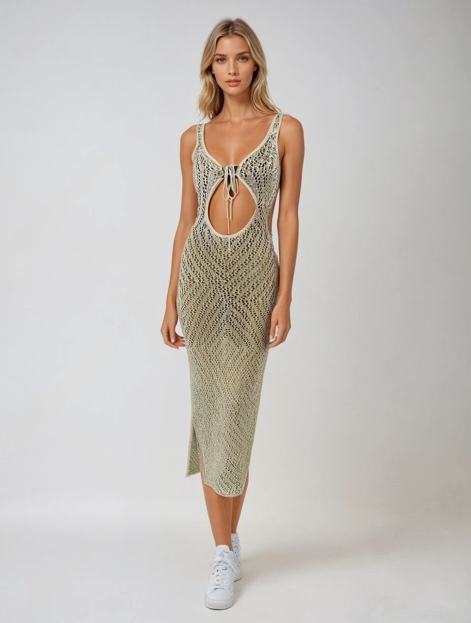 Wholesaler MW Studio - gold mesh dress