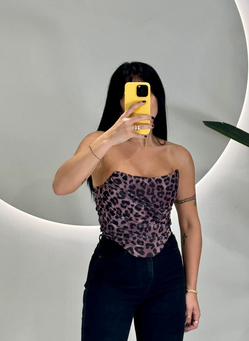 Wholesaler MW Studio - leopard bustier