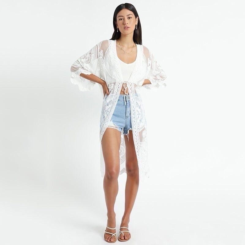 Wholesaler MW Studio - LACE KIMONO