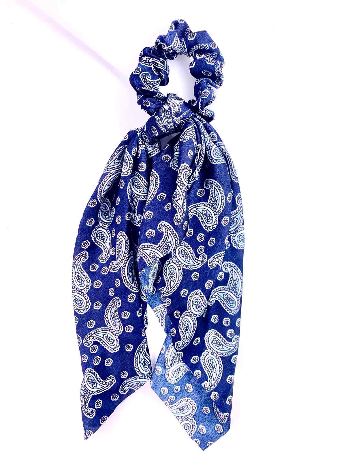 Grossiste MY ACCESSORIES PARIS - Chouchou foulard, élastique à cheveux