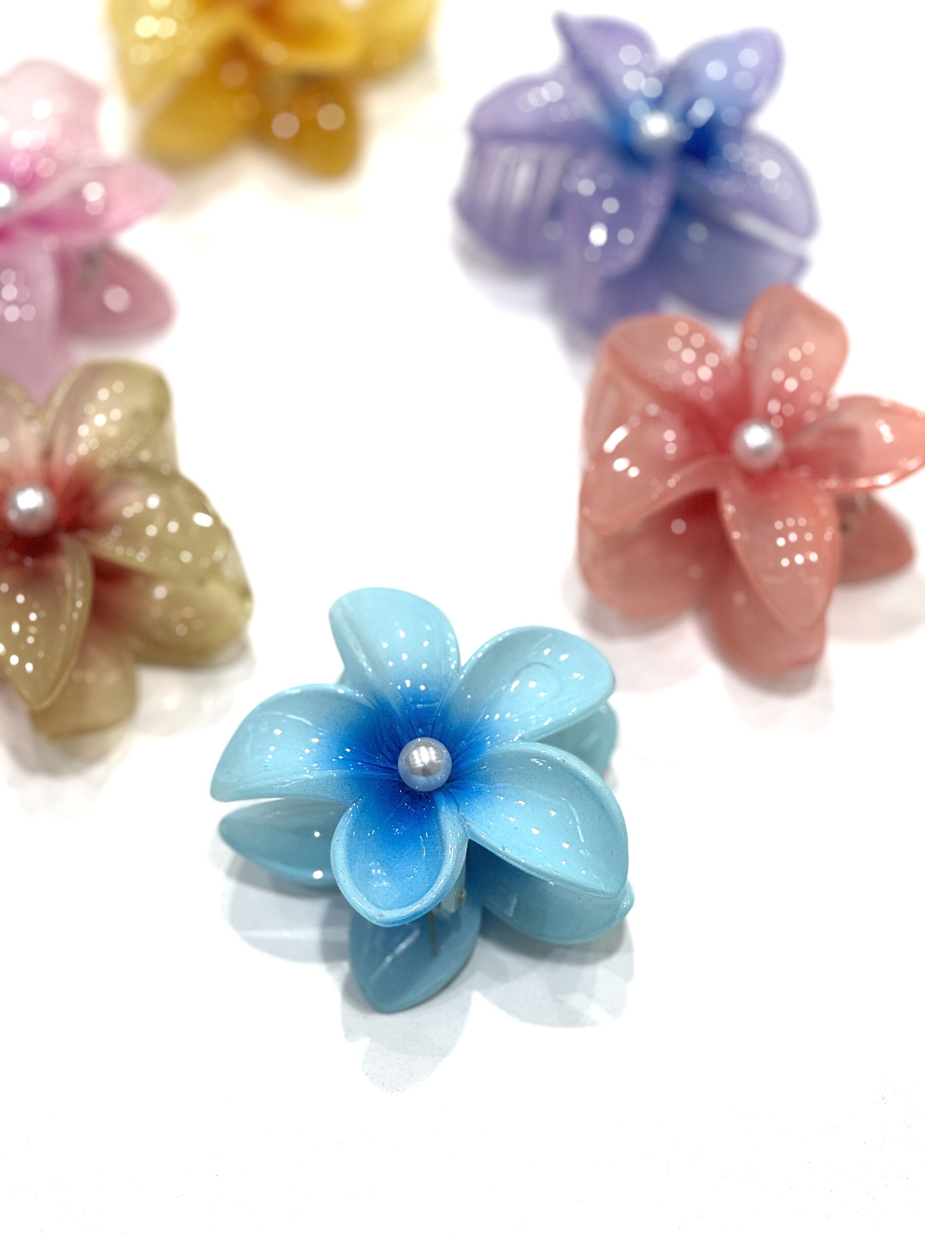Großhändler MY ACCESSORIES PARIS - HAARKLAMMER FRANGIPANI-BLÜTE