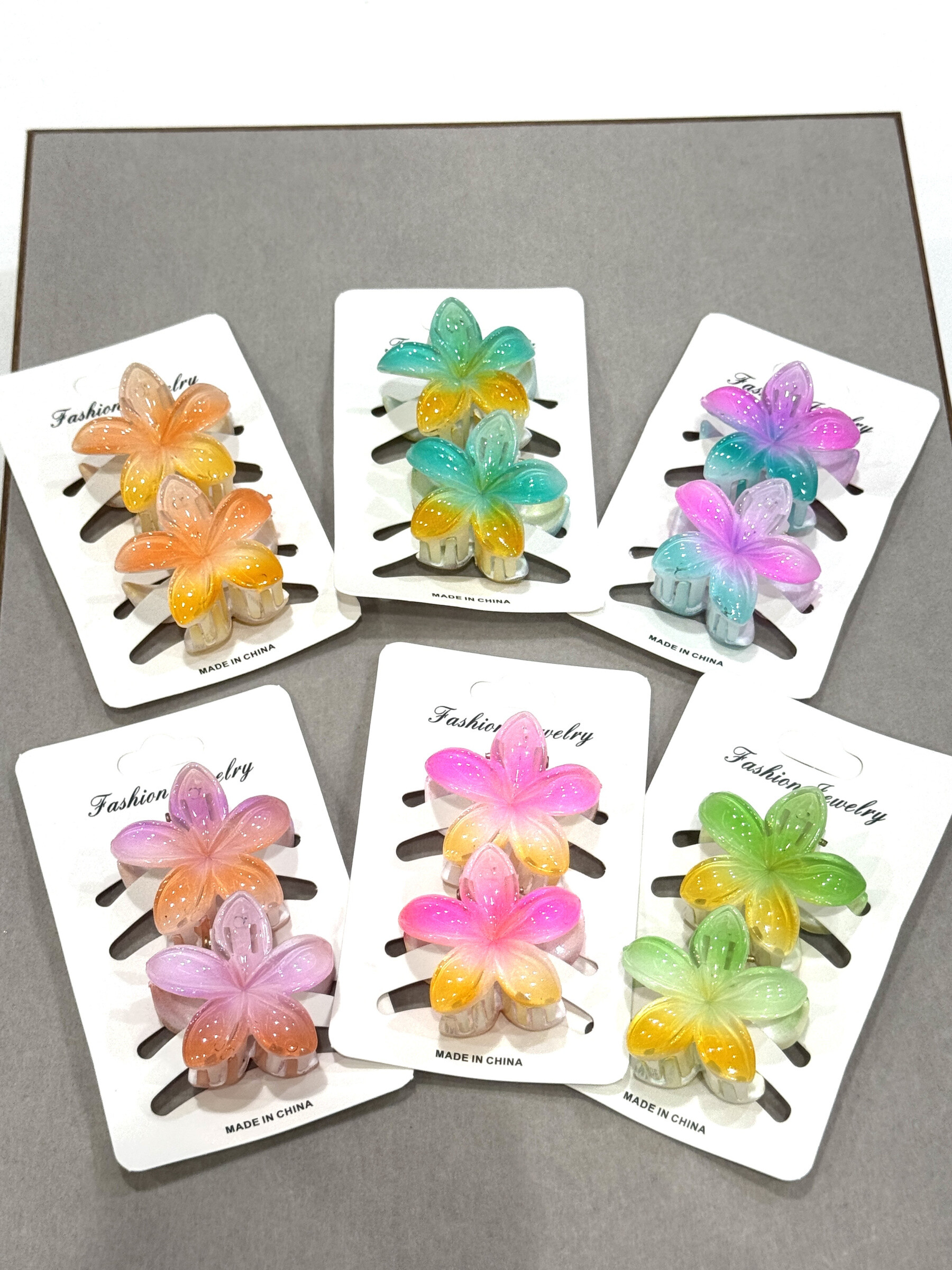 Grossiste MY ACCESSORIES PARIS - PETITE PINCE  A CHEVEUX FLEUR LOT DE 2