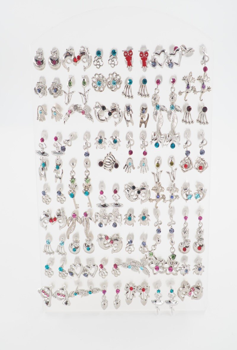 Grossiste MY ACCESSORIES PARIS - BOUCLE D'OREILLE CRISTAL