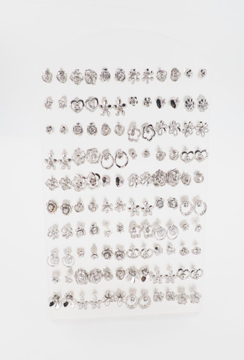 Grossiste MY ACCESSORIES PARIS - BOUCLE D'OREILLE CRISTAL